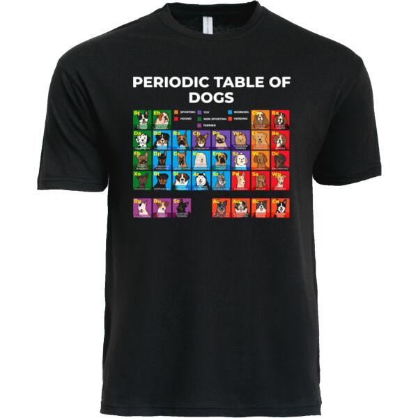 Periodic Tables of Dogs Tee Thumbnail