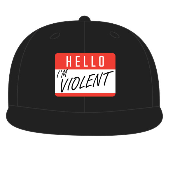 Hello I'm Violent Snapback Cap Thumbnail
